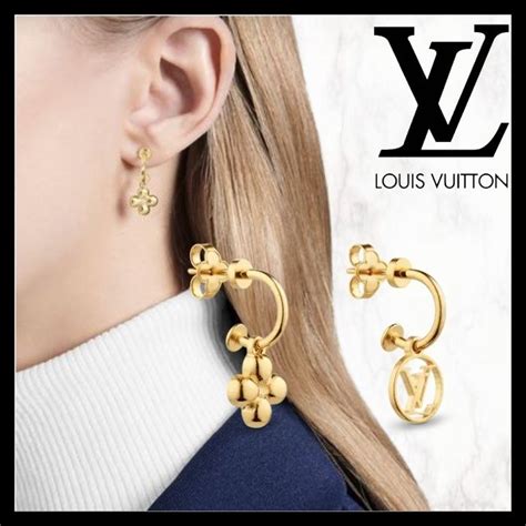 flower full earrings Louis Vuitton